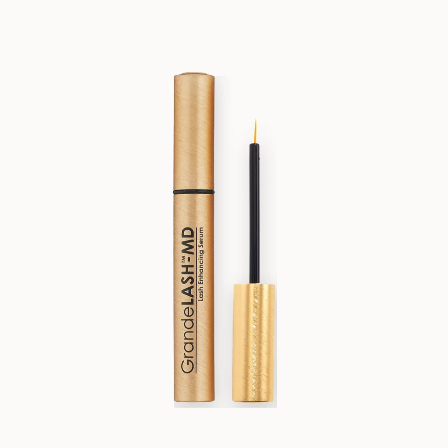GrandeLASH-MD lash enhancing serum bottle with applicator brush