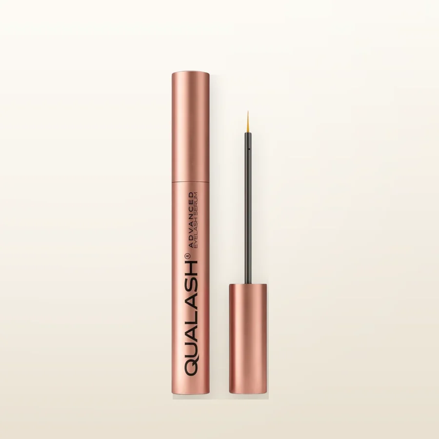 QUALASH Advanced eyelash growth serum, 3.5 ml bottle with precision liner applicator